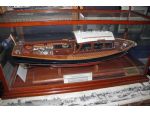 A rather nice model of an early police launch, but if accurate, the varnish work must have required a lot of maintenance!